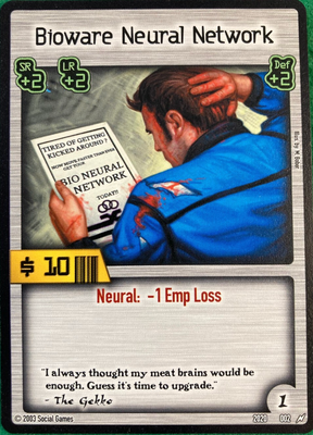 Bioware Neural Network card scan