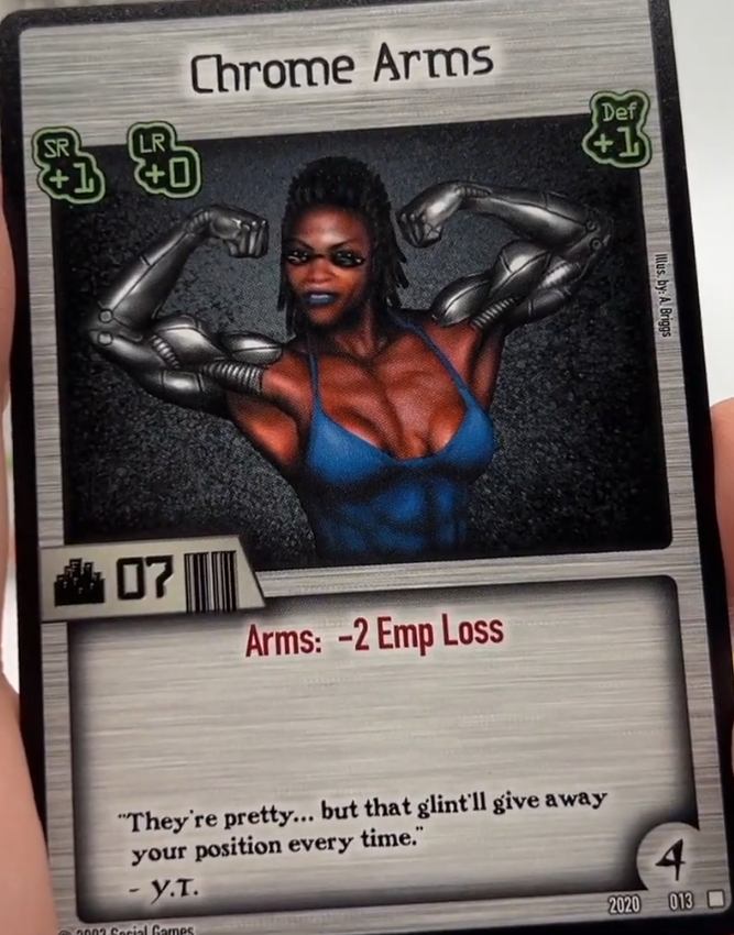 Chrome Arms Card