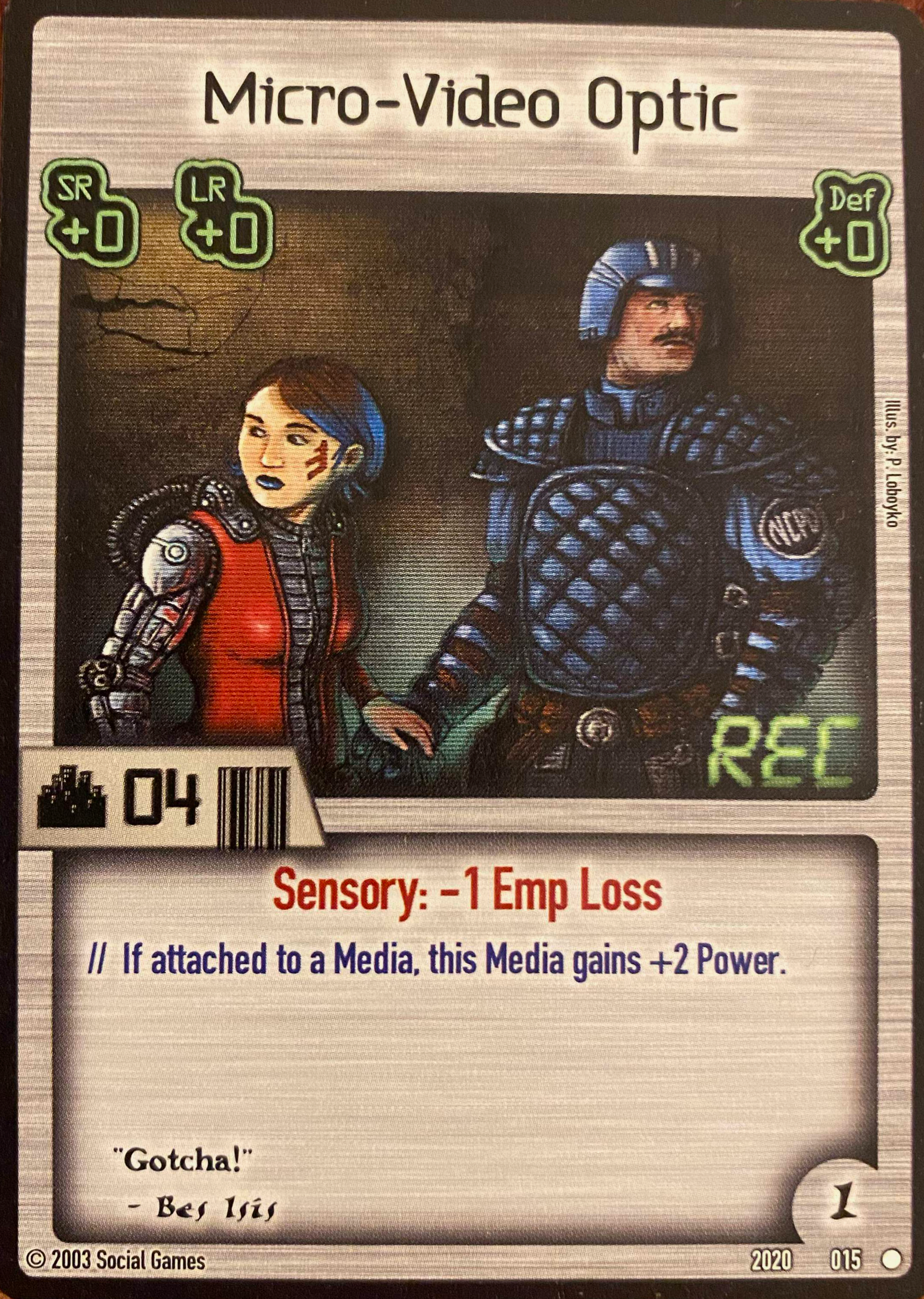 Micro-Video Optic Card