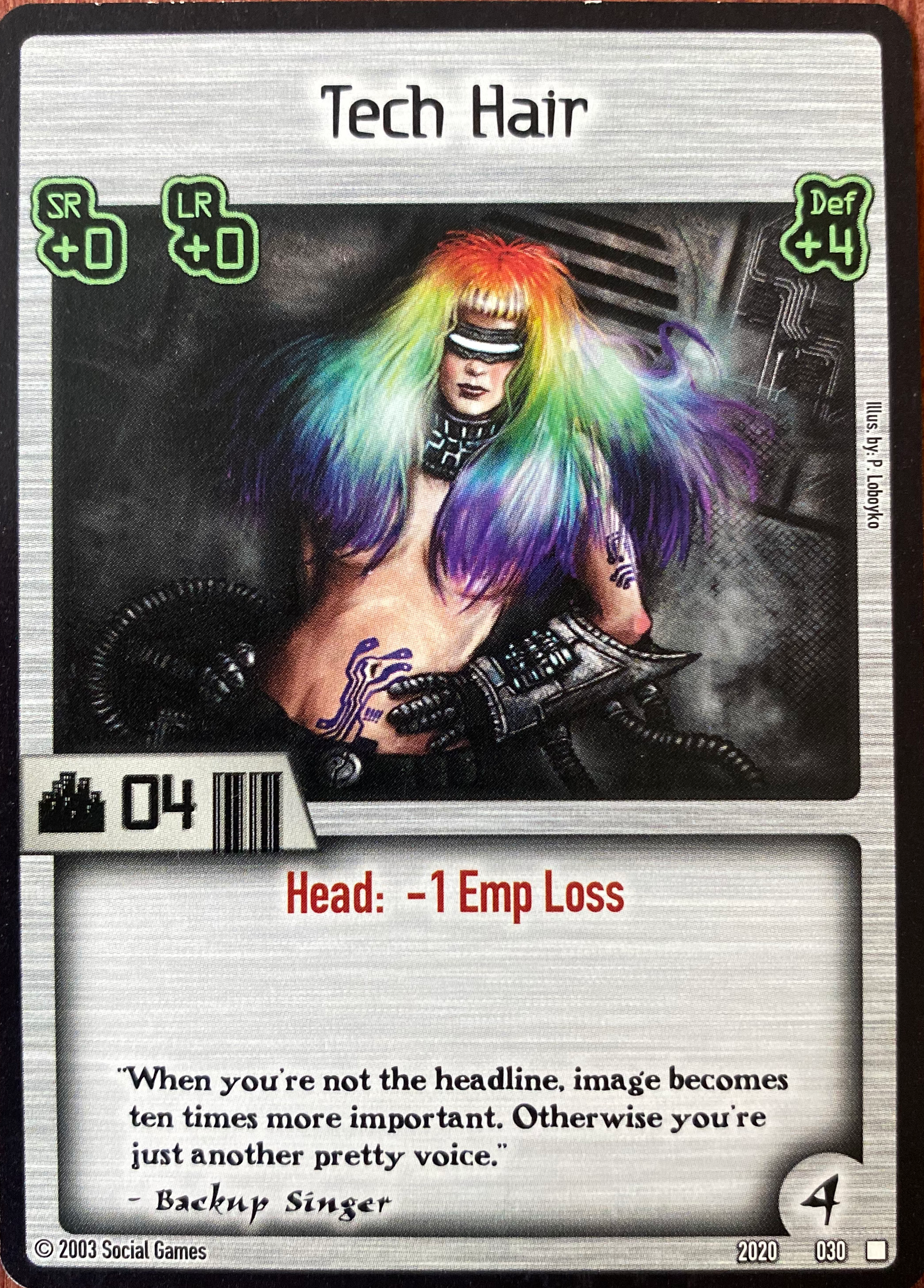 Tech Hair Card
