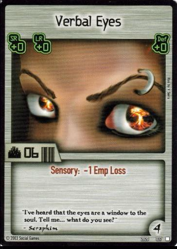 Verbal Eyes Card
