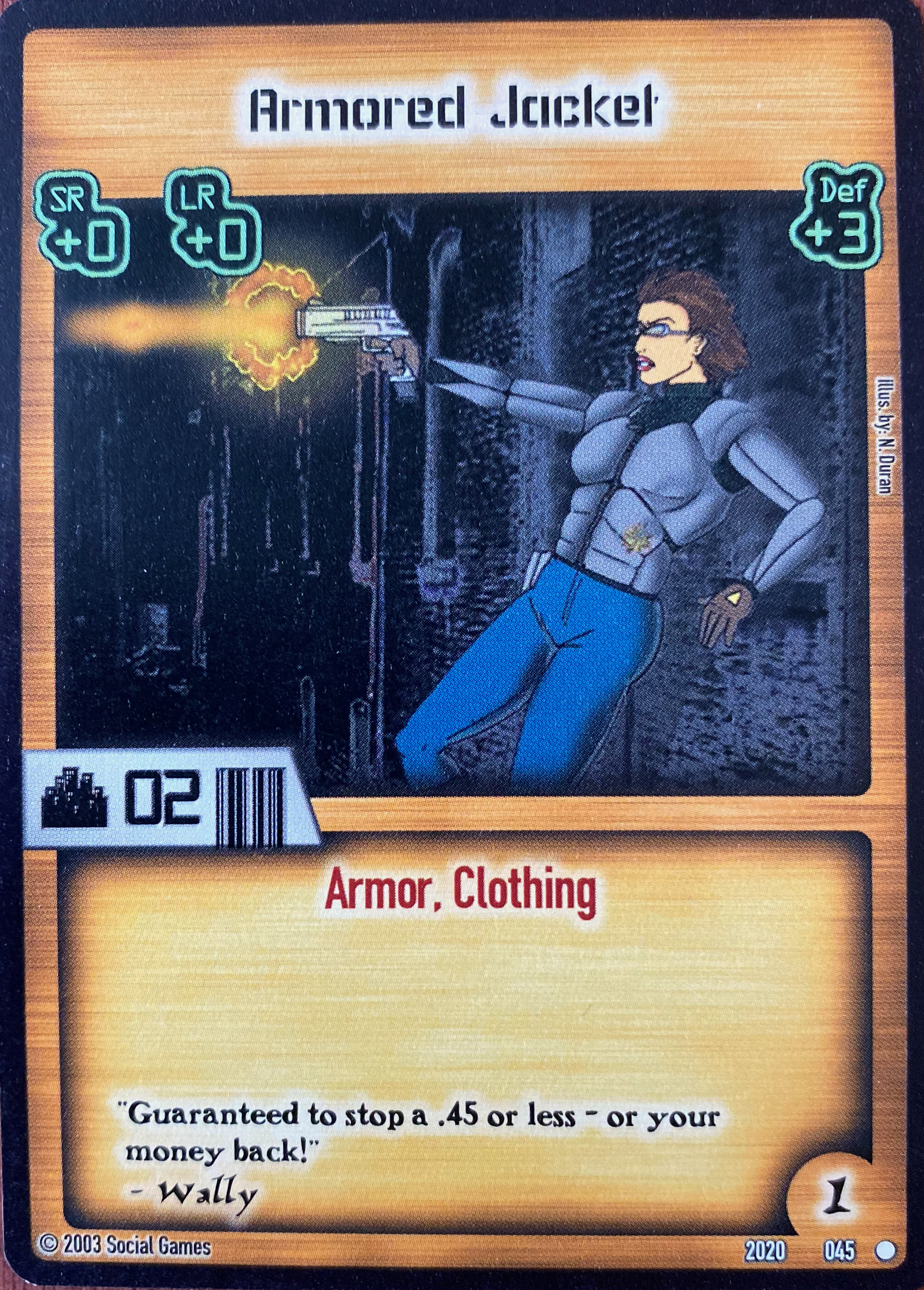 Armored Jacket Card