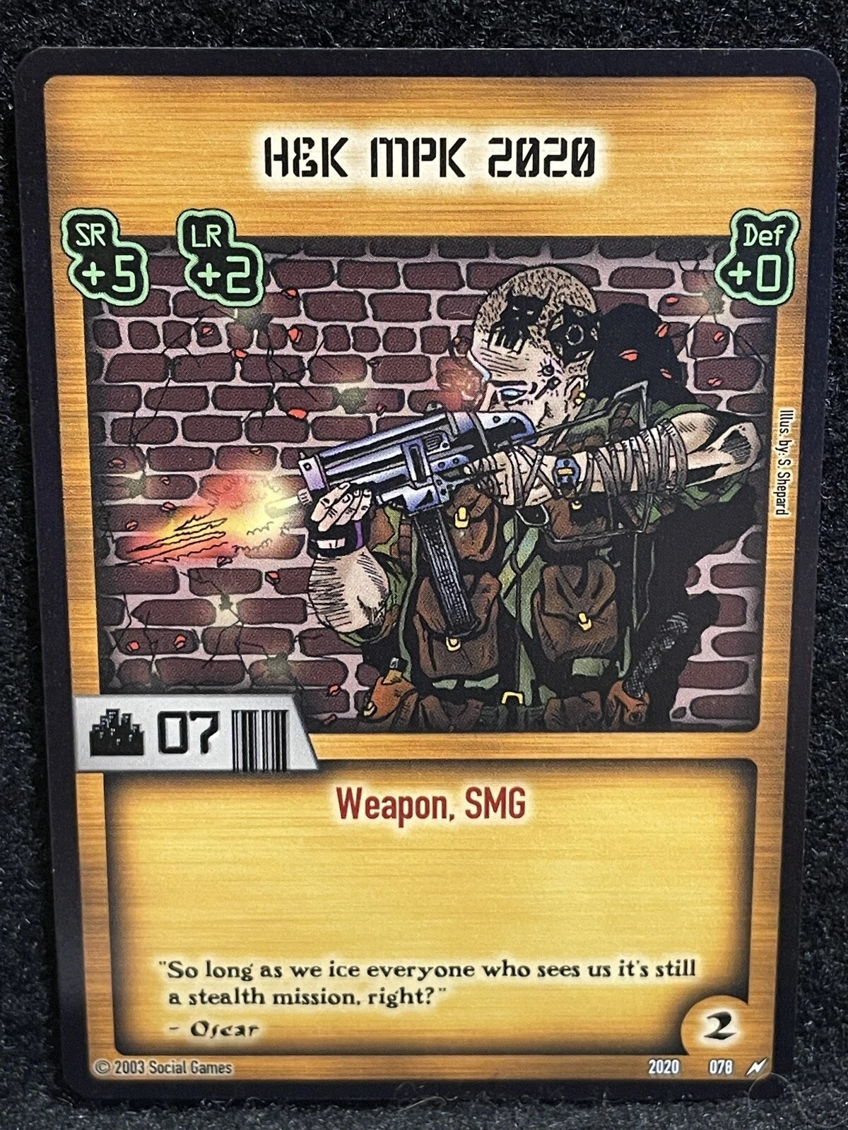 H&K MPK 2020 Card