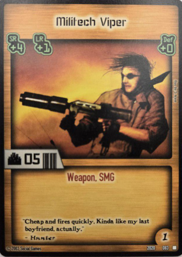 Militech Viper card scan