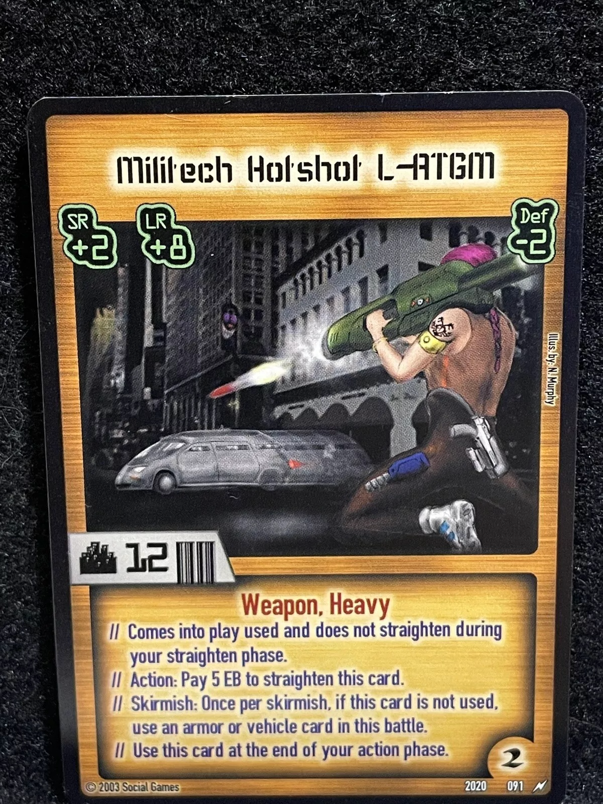 Militech Hotshot L-ATGM Card