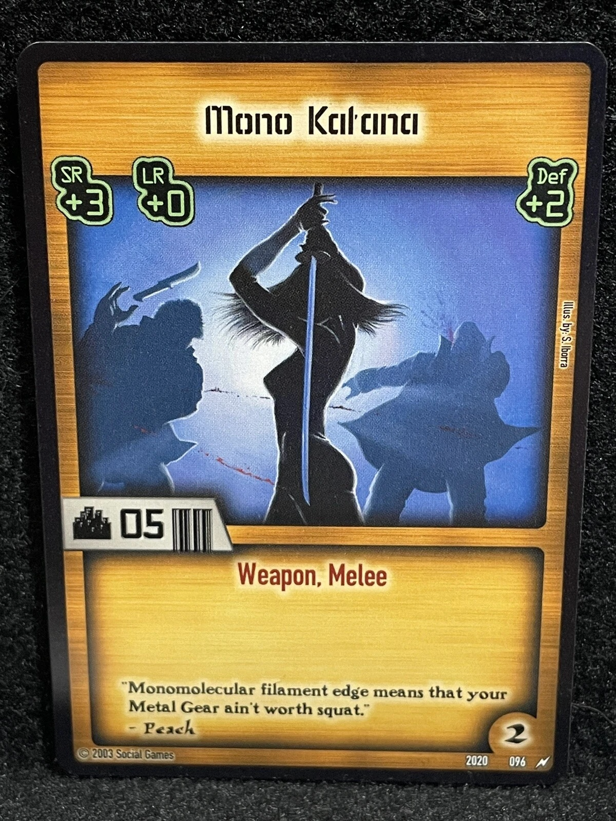 Mono Katana Card