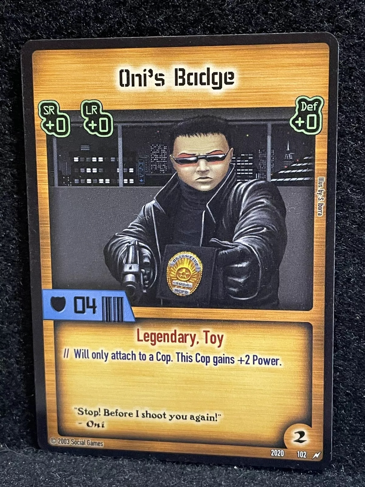 Oni's Badge Card