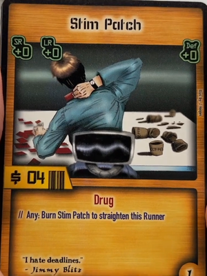 Stim Patch card scan