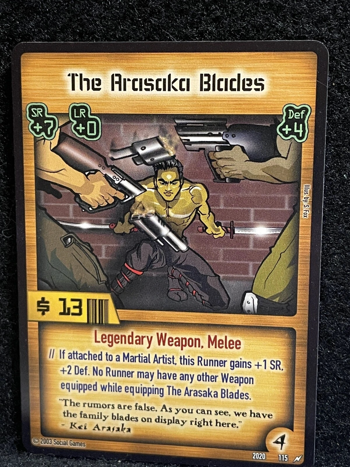 The Arasaka Blades Card