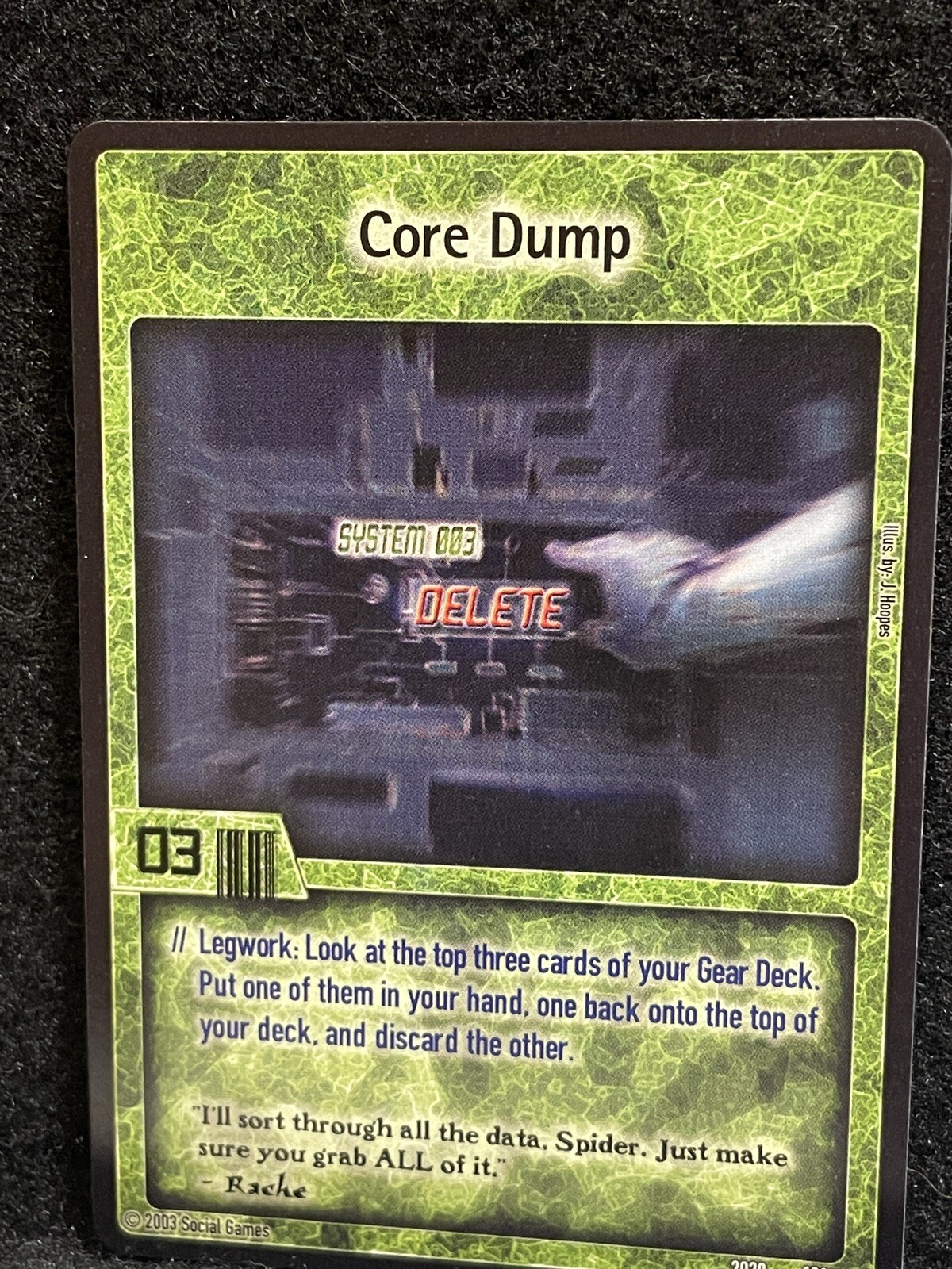 Core Dump Card