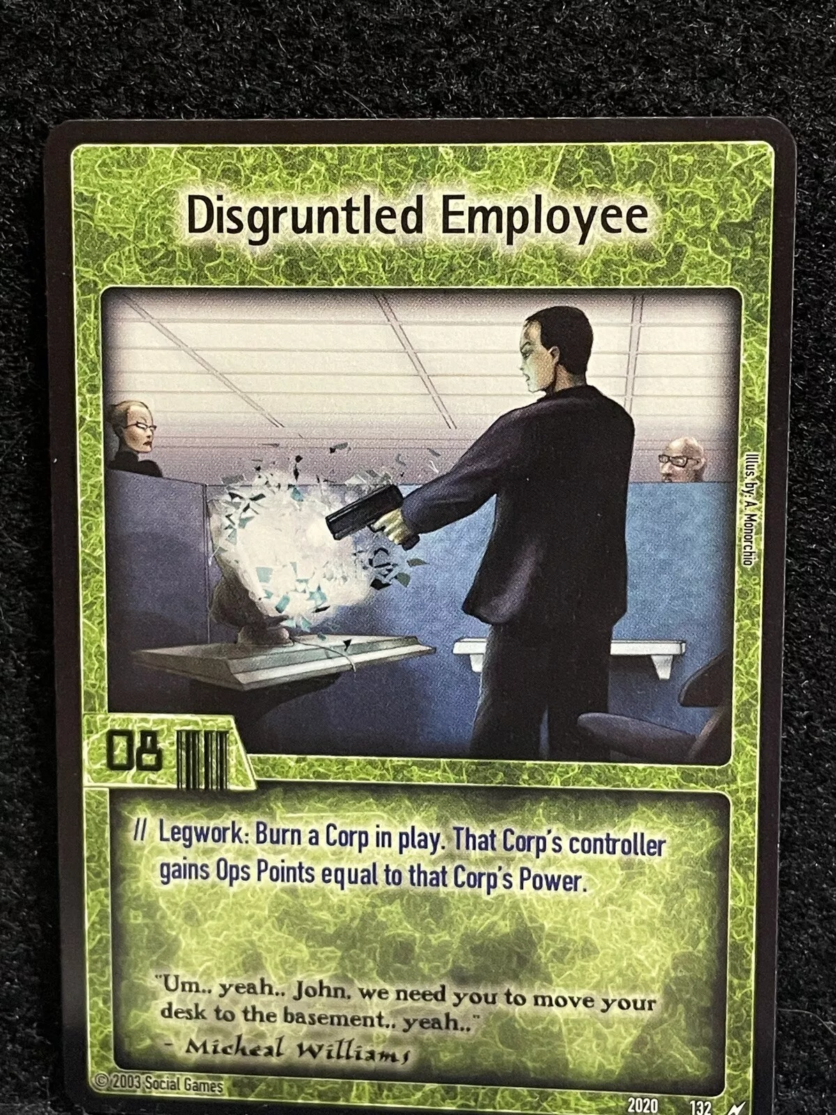 Disgruntled Employee Card