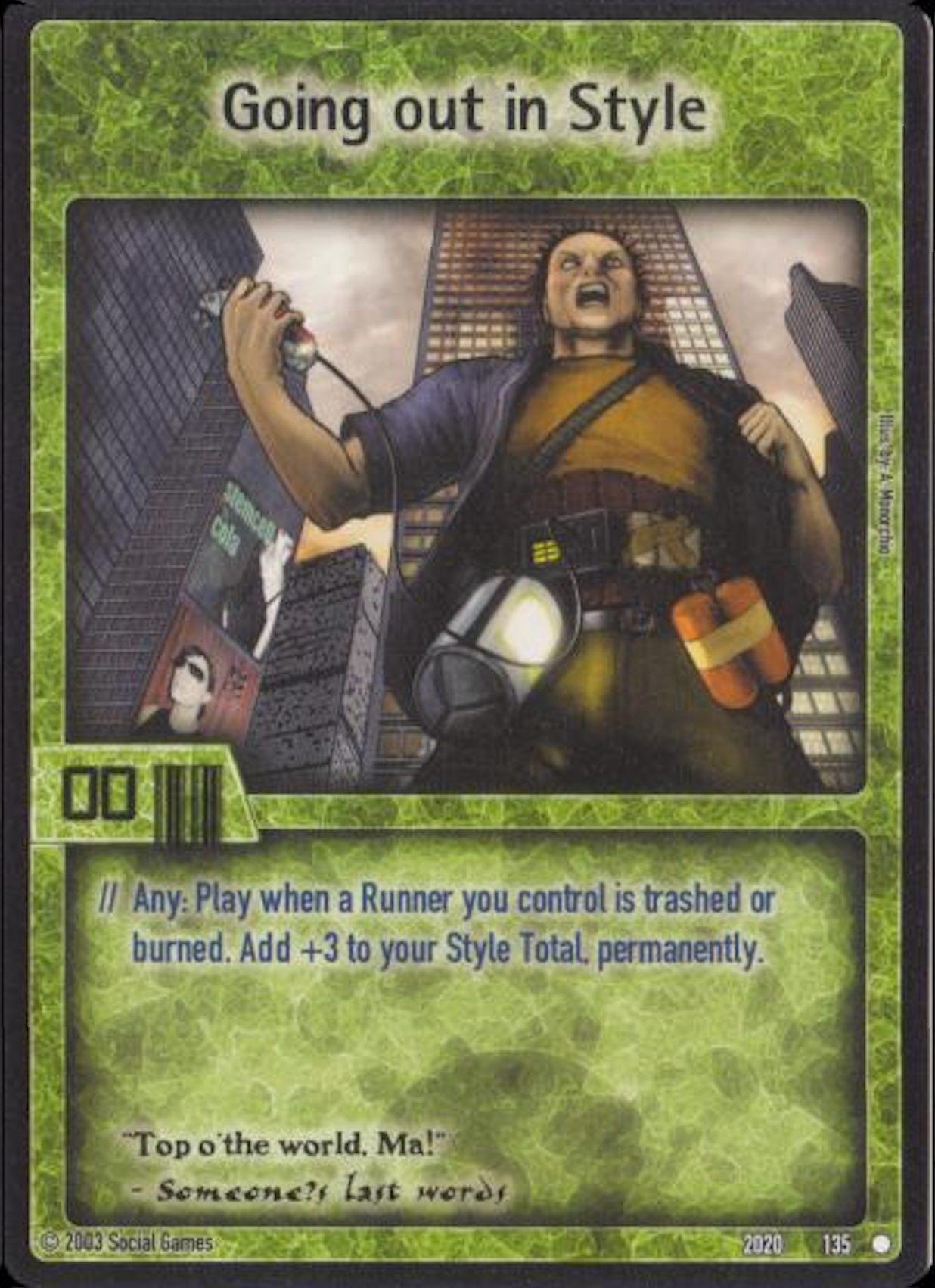 Going out in Style Card