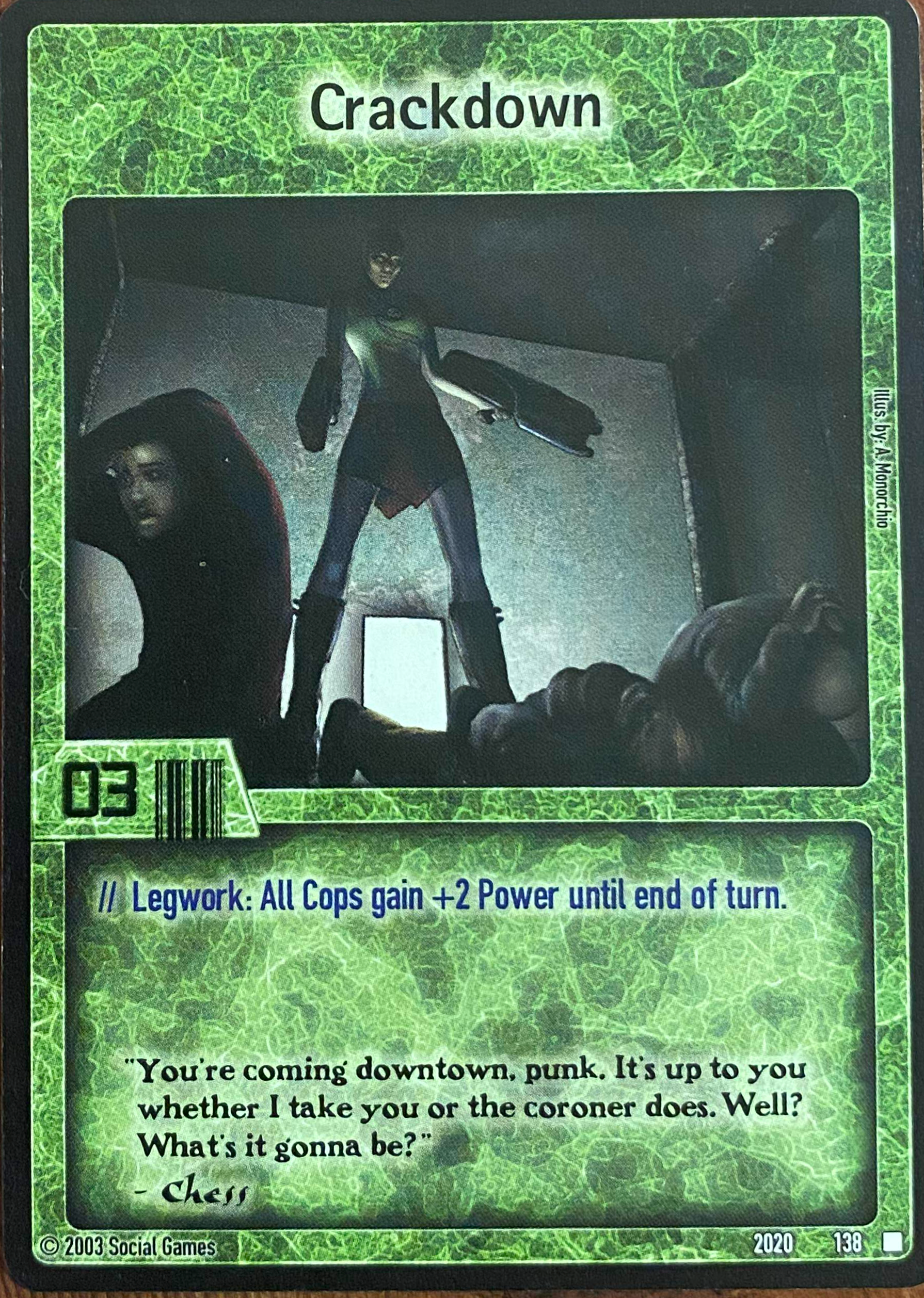 Crackdown Card