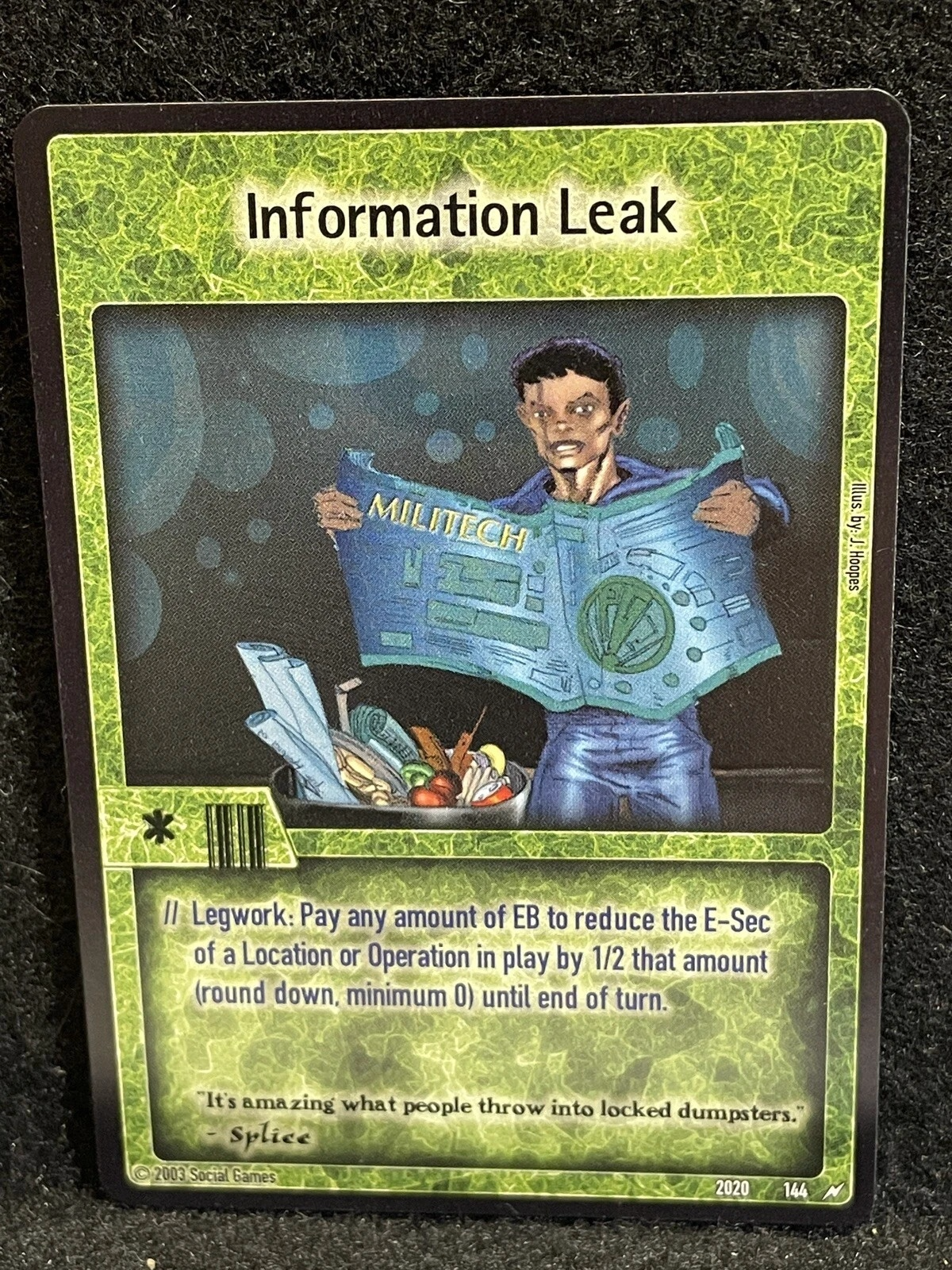 Information Leak Card