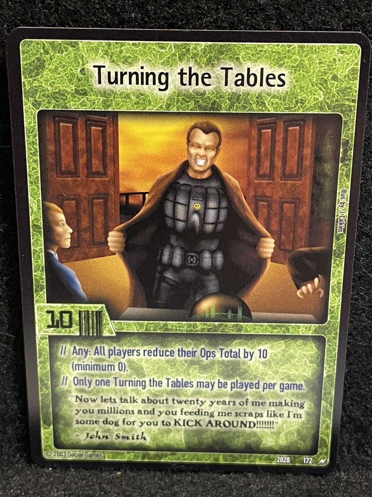 Turning the Tables Card