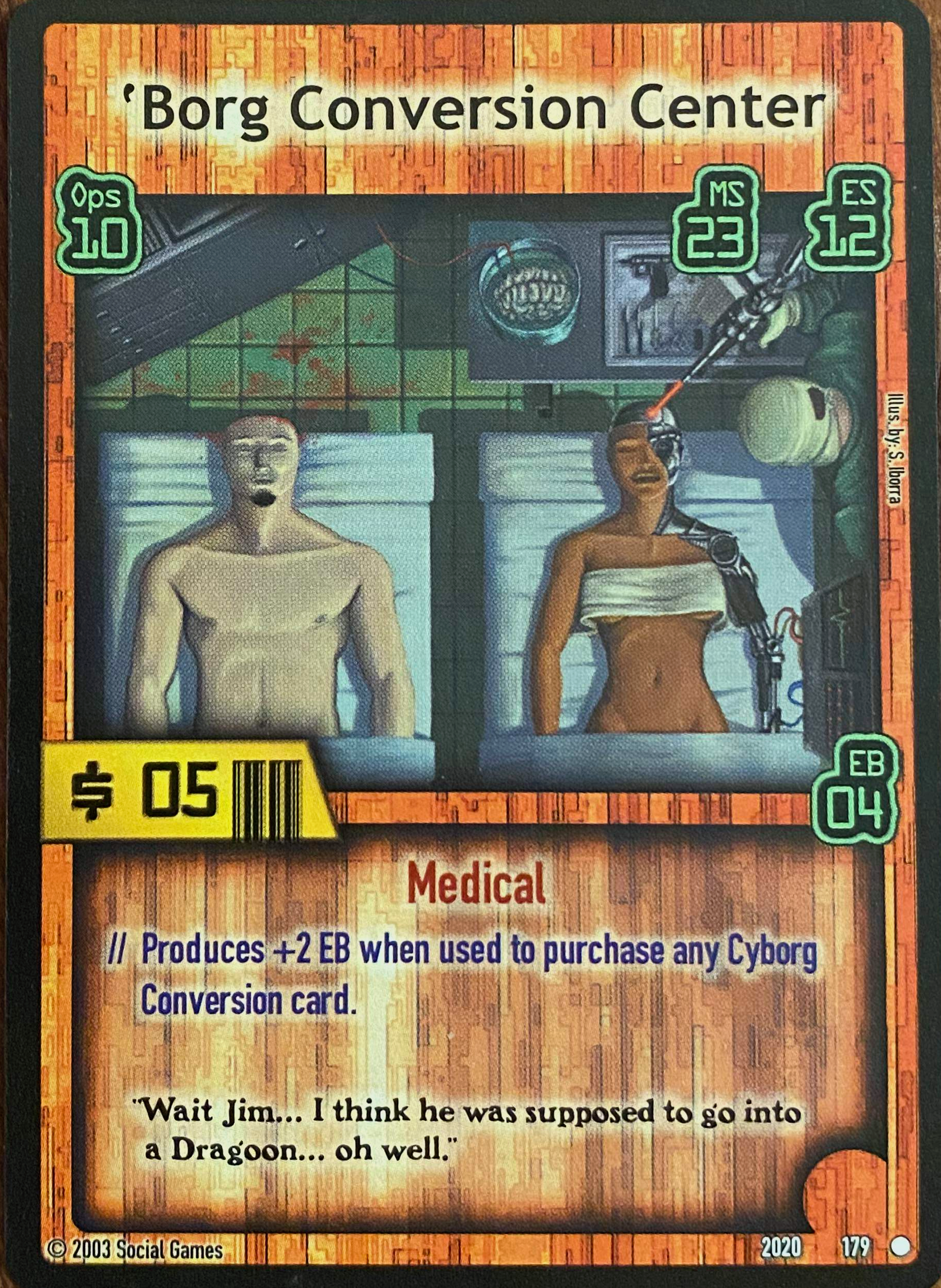 Borg Conversion Center Card