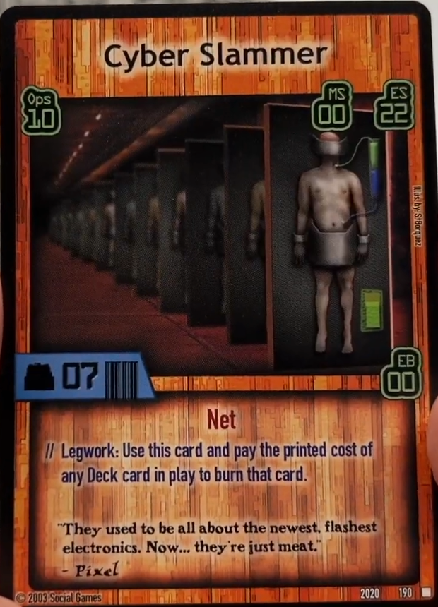 Cyber Slammer Card