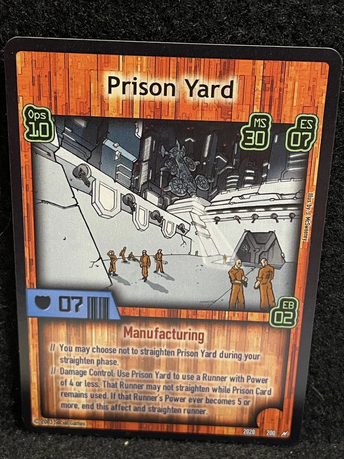 Prison Yard Card