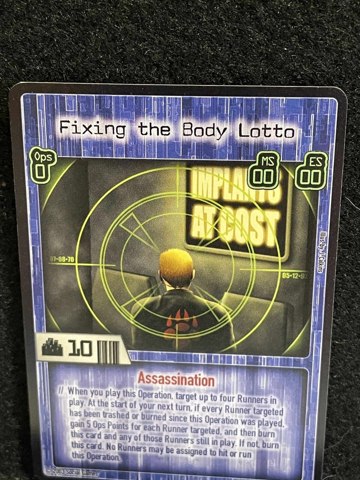 Fixing the Body Lotto Card