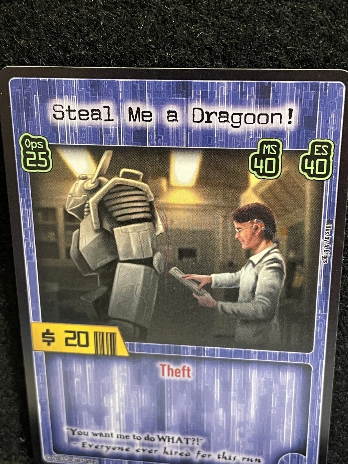 Steal Me a Dragoon! Card