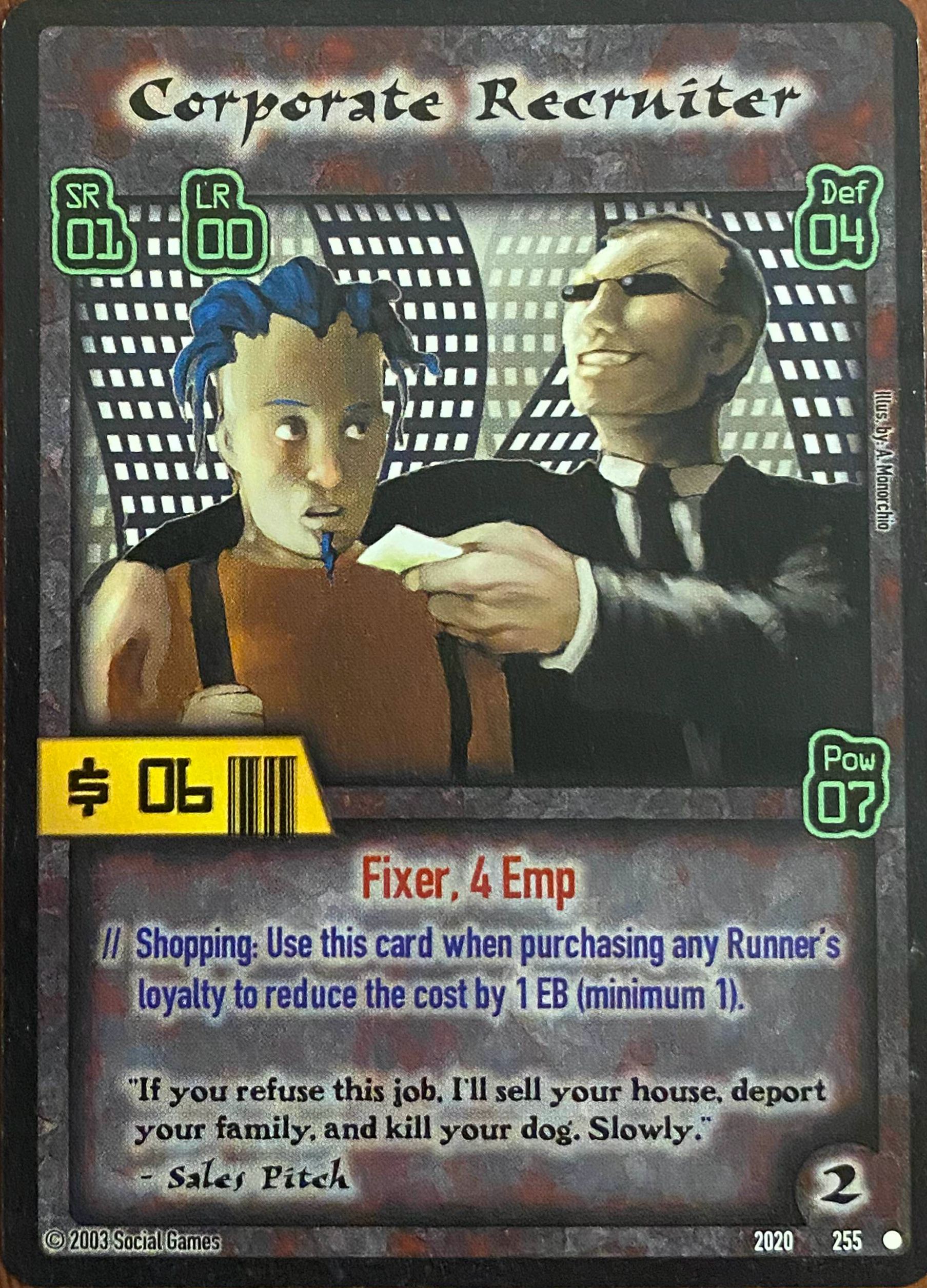 Corporate Recuiter Card