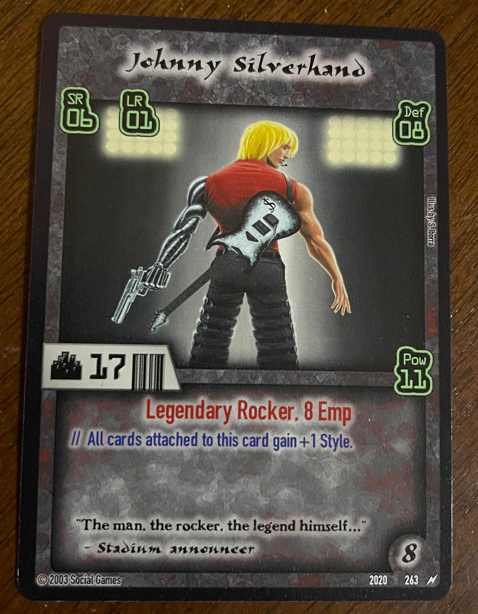 Johnny Silverhand Card