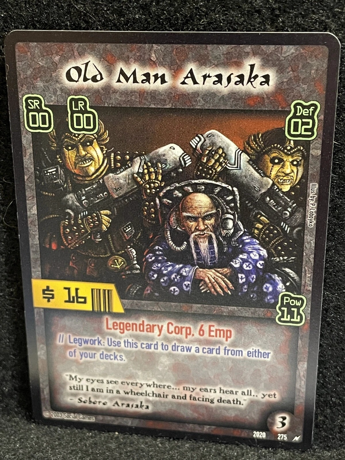 Old Man Arasaka Card