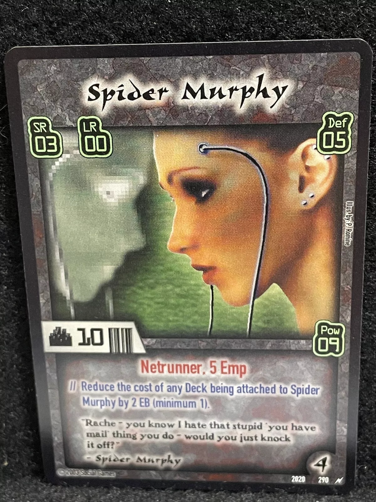 Spider Murphy Card