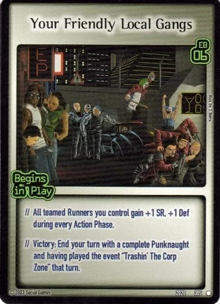 Your Friendly Local Gangs card scan