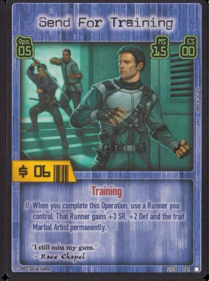 Send for Training Card