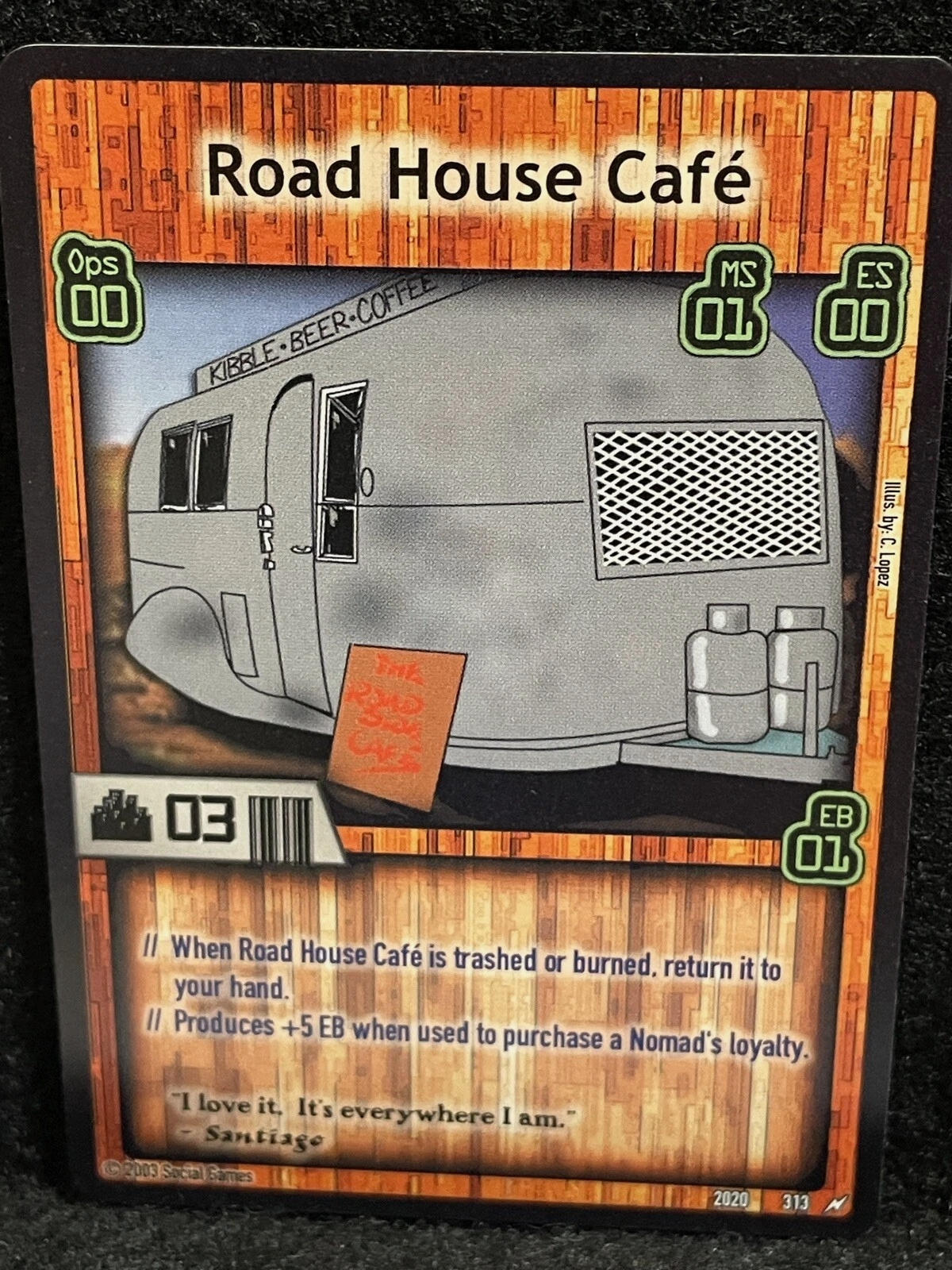 Road House Café Card