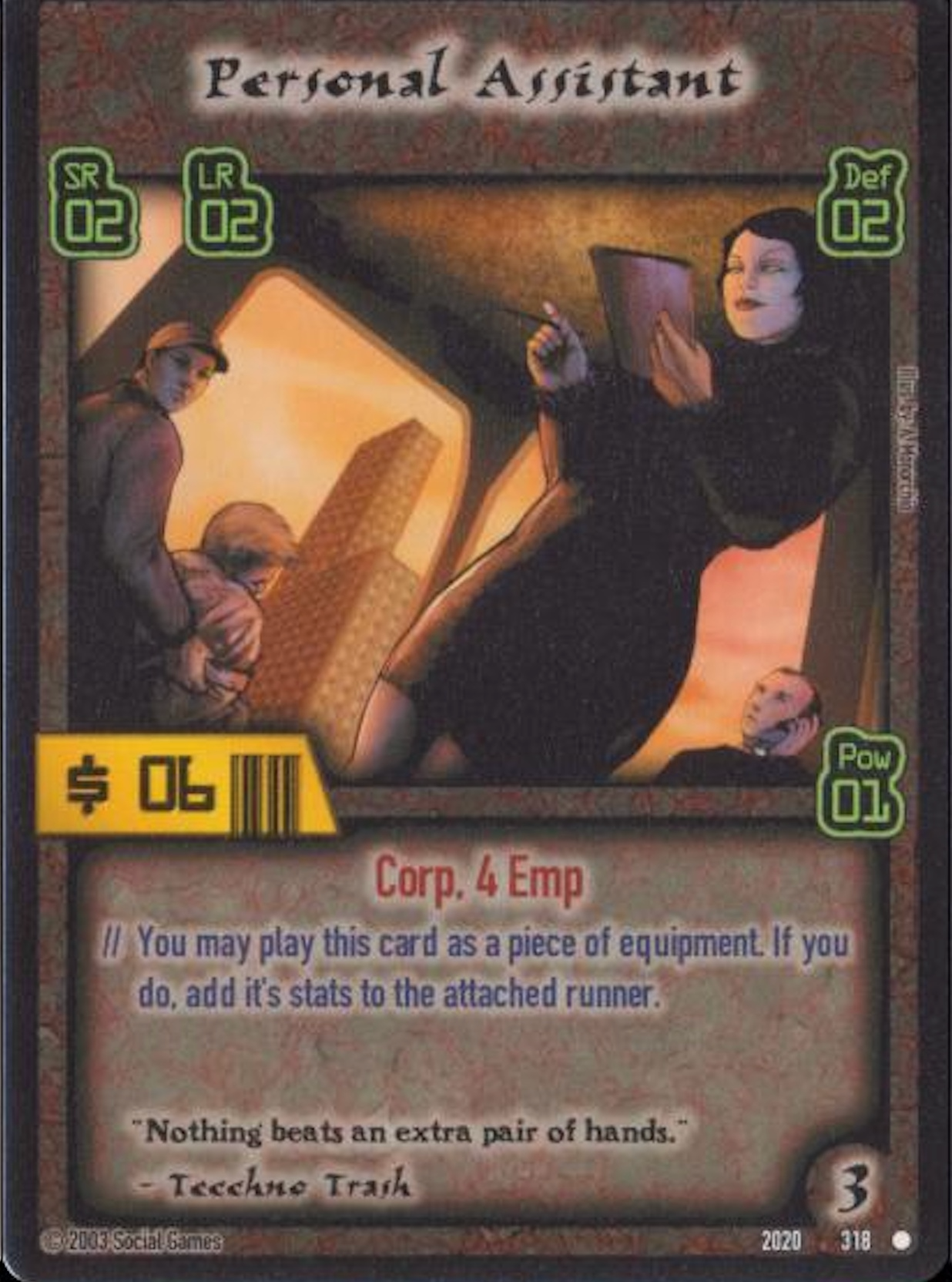 Personal Assistant Card