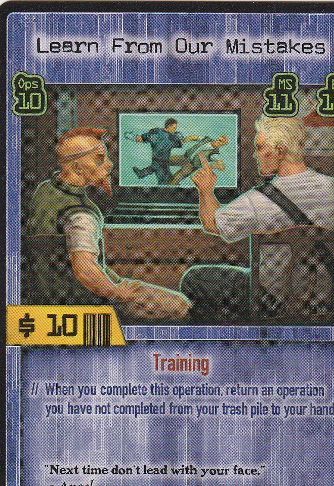 Learn From Our Mistakes Card